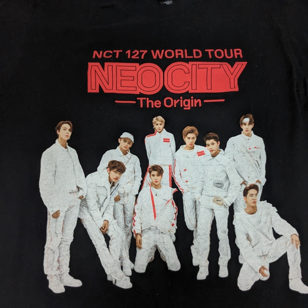 NCT 127 World Tour NEO CITY The Origin 2019 Tour Double Sided Tee Medium